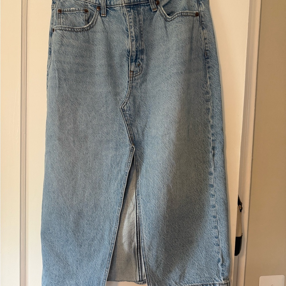 Abercrombie & Fitch Light Blue High-Rise Denim